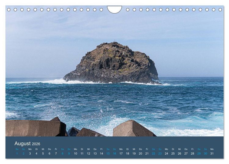 Produktbild: Wundervolles Teneriffa (Wandkalender 2026 DIN A4 quer), CALVENDO Monatskalender