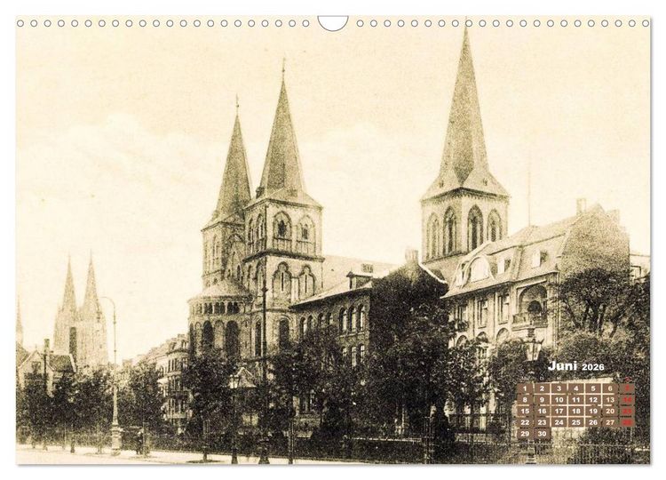 Produktbild: Historisches K&ouml;ln &ndash; Die Stadt auf historischen Karten (Wandkalender 2026 DIN A3 quer), CALVENDO Monatskalender