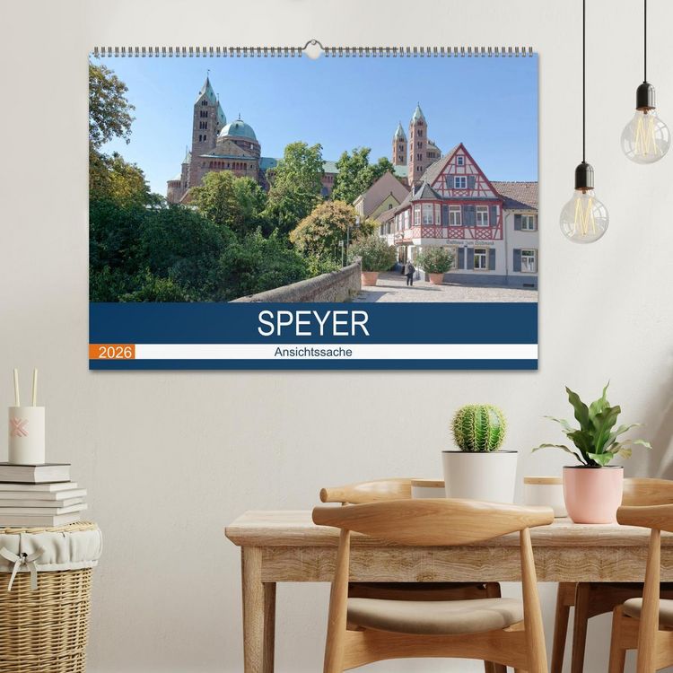 Produktbild: Speyer - Ansichtssache (Wandkalender 2026 DIN A2 quer), CALVENDO Monatskalender