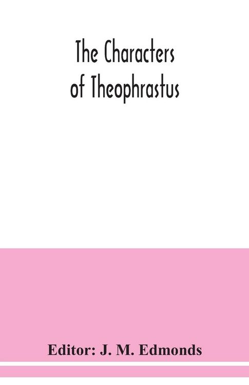 Produktbild: The Characters of Theophrastus