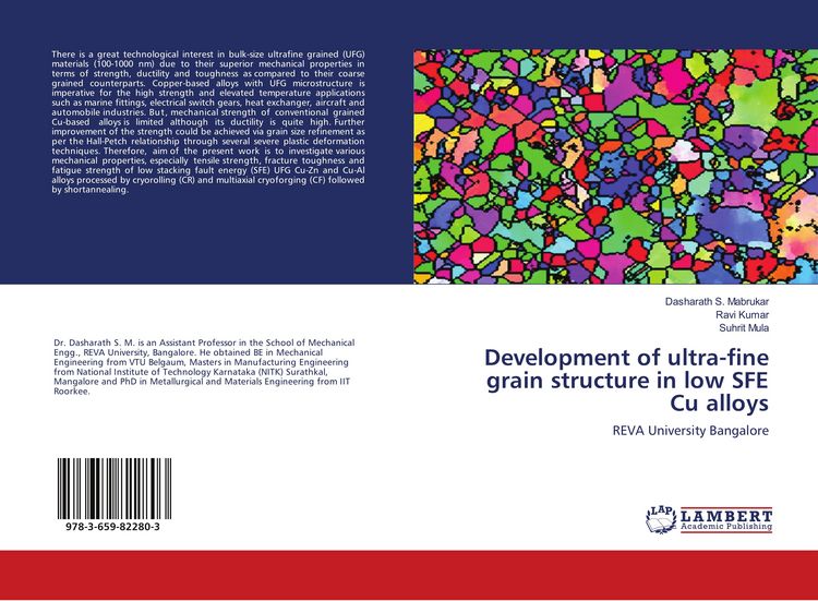 Produktbild: Development of ultra-fine grain structure in low SFE Cu alloys