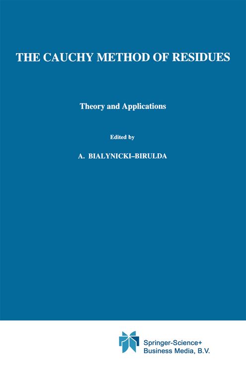 Produktbild: The Cauchy Method of Residues