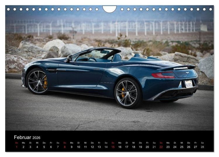 Produktbild: Aston Martin Vanquish Volante (Wandkalender 2026 DIN A4 quer), CALVENDO Monatskalender