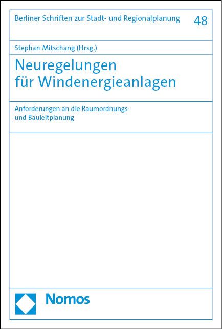 Produktbild: Neuregelungen f&uuml;r Windenergieanlagen