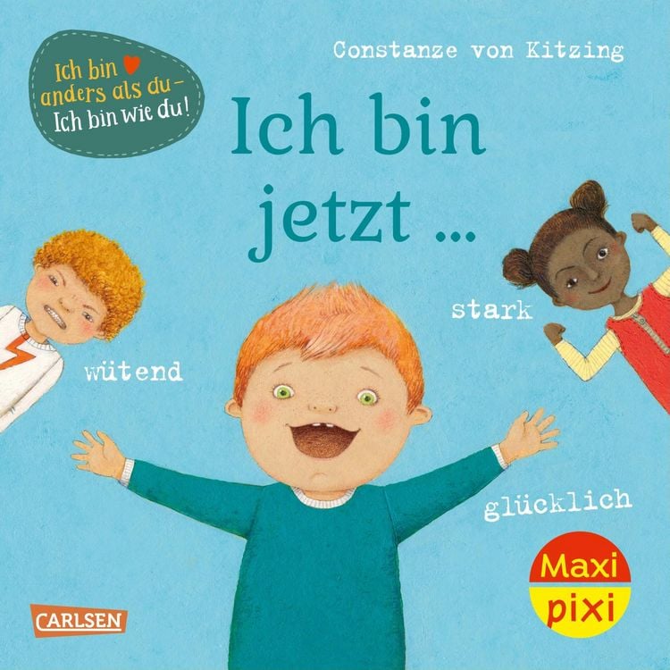 Produktbild: Maxi Pixi 359: Ich bin jetzt ... gl&uuml;cklich, w&uuml;tend, stark