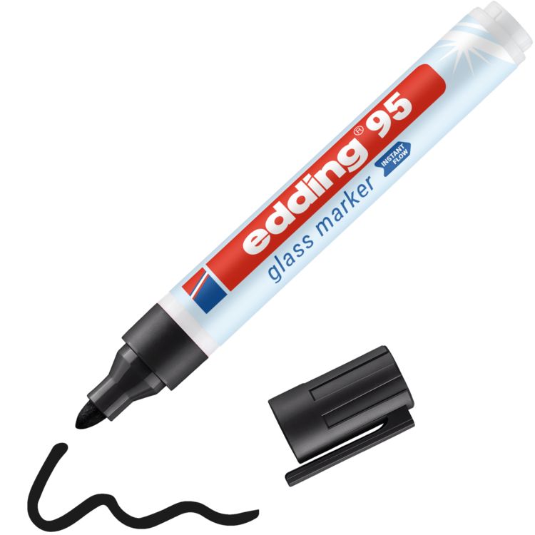 Produktbild: EDDING&reg; Glasboard Marker 95, schwarz