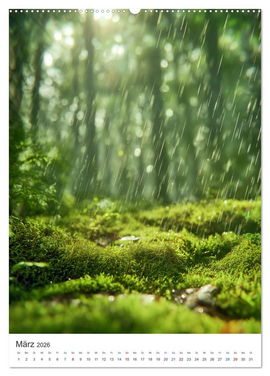 Produktbild: Natur im Jahreslauf (hochwertiger Premium Wandkalender 2026 DIN A2 hoch), Kunstdruck in Hochglanz