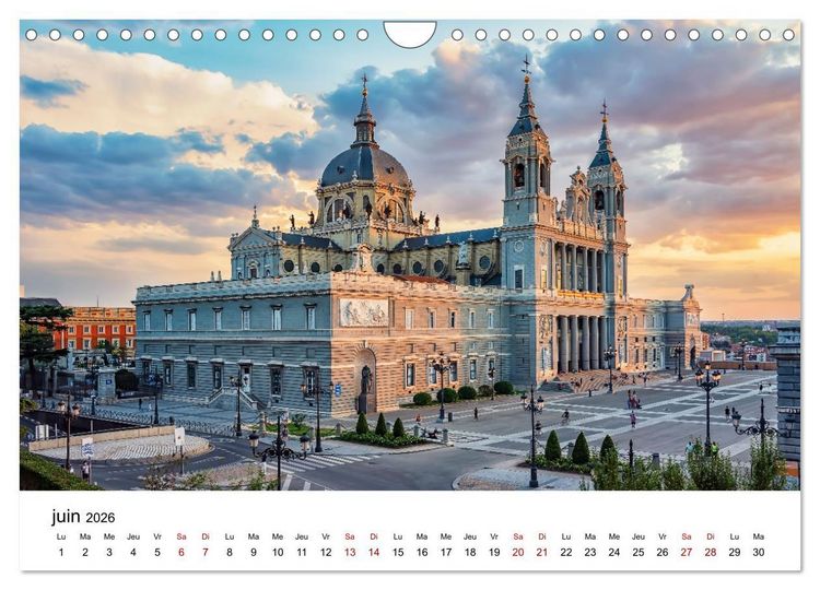Produktbild: Stup&eacute;fiante Espagne (Calendrier mural 2026 DIN A4 vertical), CALVENDO calendrier mensuel