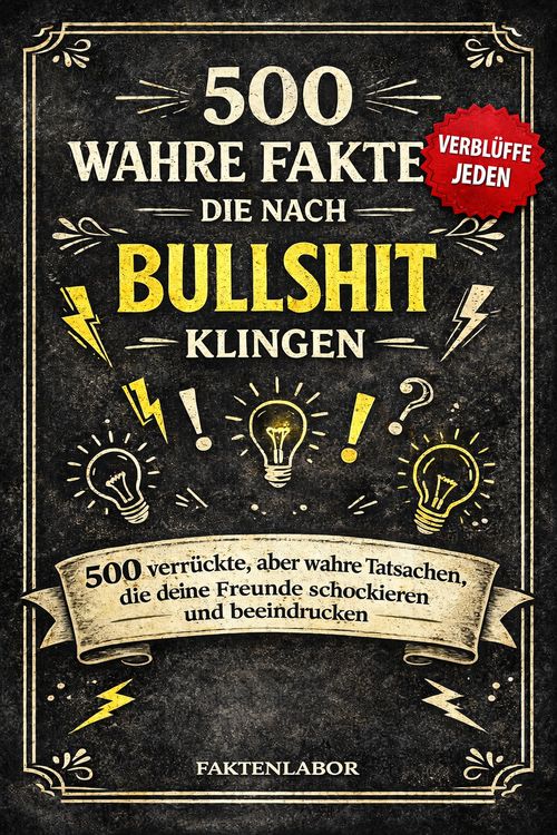 Produktbild: 500 Wahre Fakten, die Nach Bullshit Klingen