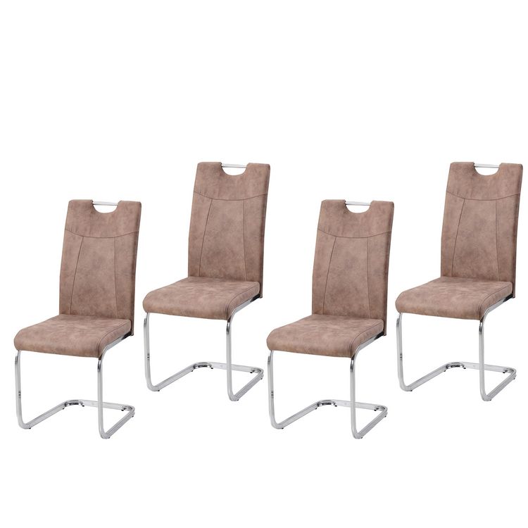 Produktbild: HTI-Living Schwingstuhl KellyC Braun 4er Schwingstuhl KellyC Braun 4er