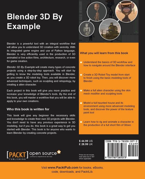Produktbild: Blender 3D By Example