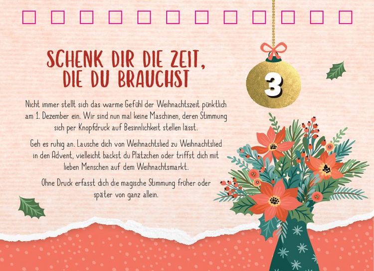 Produktbild: 24 kleine Entspannungspausen f&uuml;r die Adventszeit