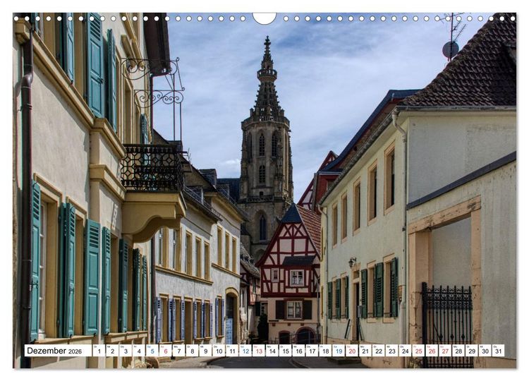 Produktbild: Meisenheim - Die Perle im Glantal (Wandkalender 2026 DIN A3 quer), CALVENDO Monatskalender
