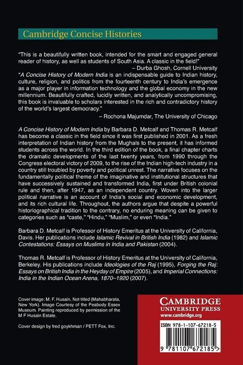 Produktbild: A Concise History of Modern India