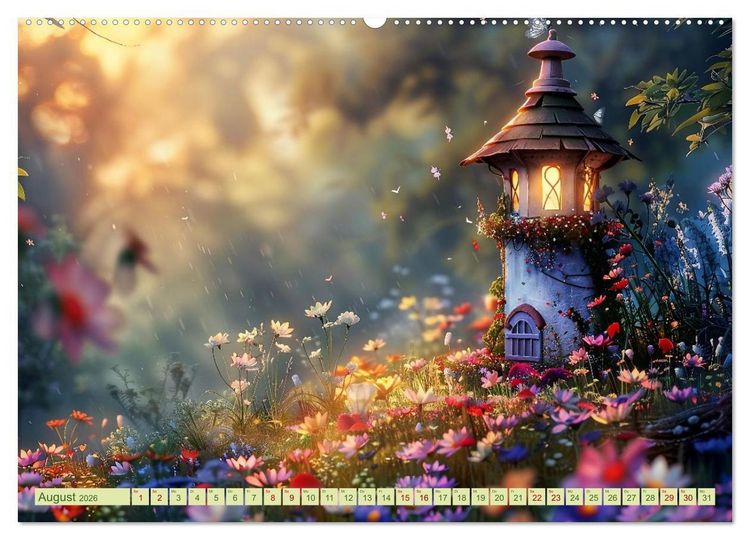 Produktbild: Das kleine H&auml;uschen im Wald (Wandkalender 2026 DIN A2 quer), CALVENDO Monatskalender