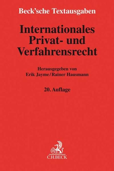 Produktbild: Internationales Privat- und Verfahrensrecht