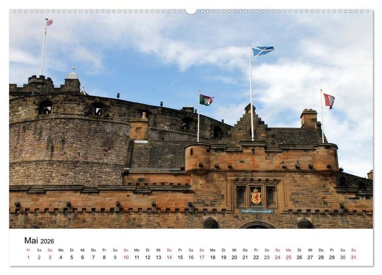 Produktbild: Schottlands Hauptstadt Edinburgh (Wandkalender 2026 DIN A2 quer), CALVENDO Monatskalender