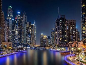 Produktbild: CALVENDO Puzzle Skyline von Dubai Marina - Dubai | 1000 Teile Lege-Gr&ouml;&szlig;e 64x48cm Foto-Puzzle f&uuml;r gl&uuml;ckliche Stunden
