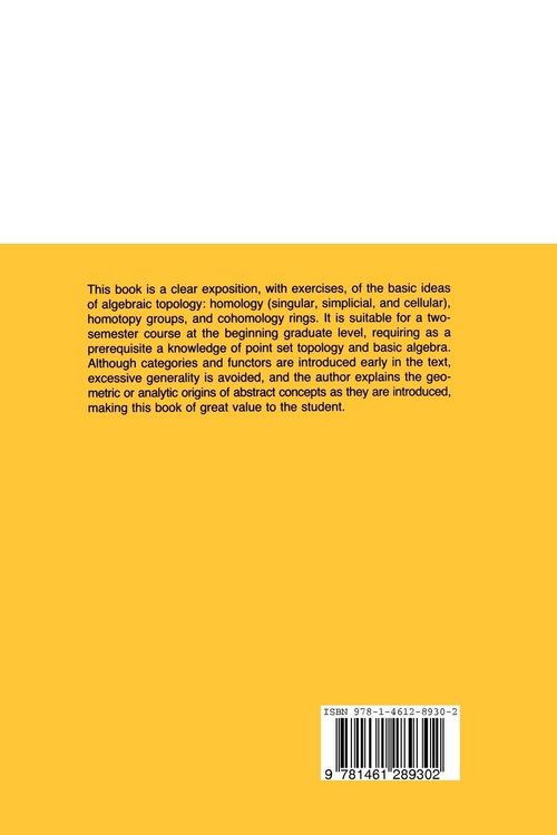 Produktbild: An Introduction to Algebraic Topology