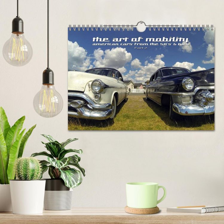 Produktbild: The art of mobility - american cars from the 50s & 60s (Part 2) (Wandkalender 2026 DIN A4 quer), CALVENDO Monatskalender