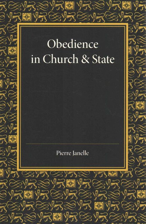 Produktbild: Obedience in Church and State