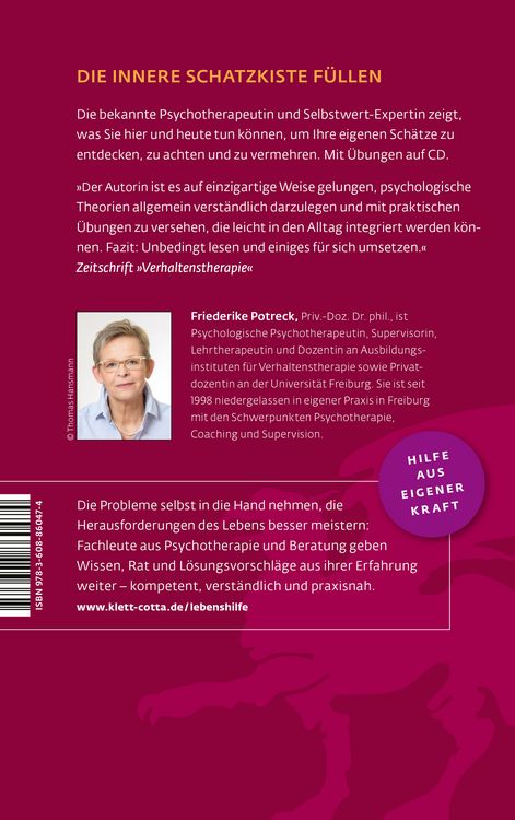 Produktbild: Von der Freude, den Selbstwert zu st&auml;rken (Fachratgeber Klett-Cotta)