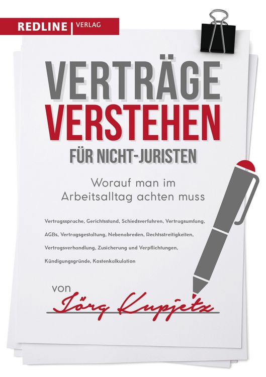 Produktbild: Vertr&auml;ge verstehen f&uuml;r Nicht-Juristen