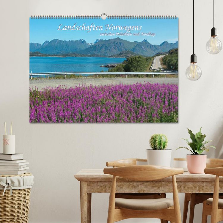 Produktbild: Landschaften Norwegens zwischen Polarkreis und Nordkap (Wandkalender 2026 DIN A2 quer), CALVENDO Monatskalender