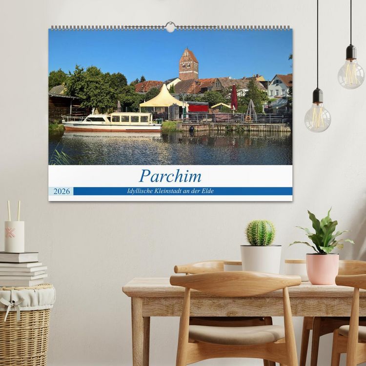 Produktbild: Parchim - Idyllische Kleinstadt an der Elde (Wandkalender 2026 DIN A2 quer), CALVENDO Monatskalender