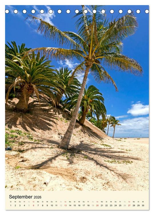 Produktbild: FUERTEVENTURA Bezaubernde Kanareninsel (Tischkalender 2026 DIN A5 hoch), CALVENDO Monatskalender