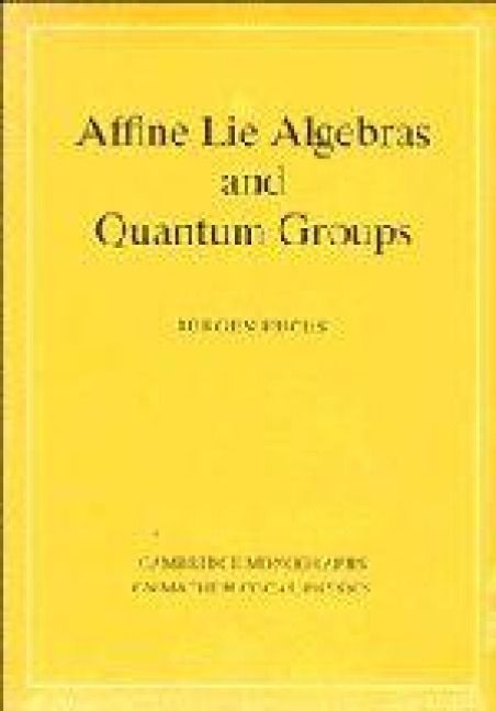 Produktbild: Affine Lie Algebras and Quantum Groups