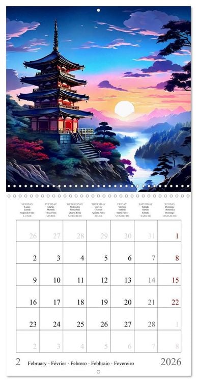 Produktbild: China - Magical Landscapes (Wall Calendar 2026 12 &times; 12 Inch) CALVENDO 12 Month Wall Calendar