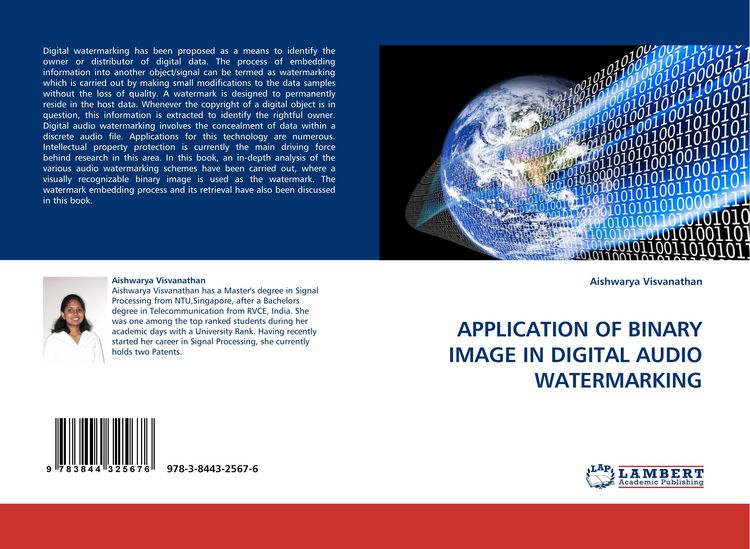 Produktbild: Application Of Binary Image in Digital Audio Watermarking
