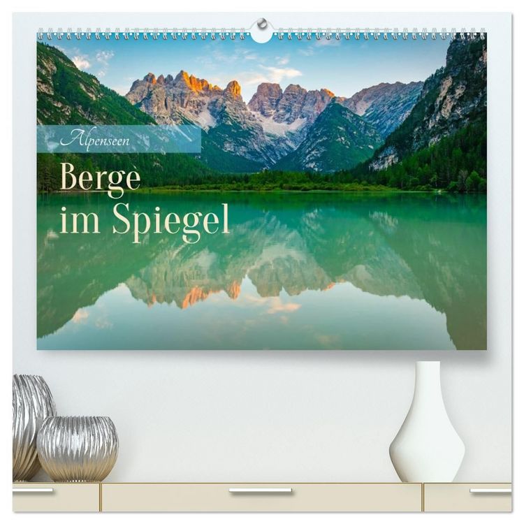 Produktbild: Alpenseen - Berge im Spiegel (hochwertiger Premium Wandkalender 2027 DIN A2 quer), Kunstdruck in Hochglanz