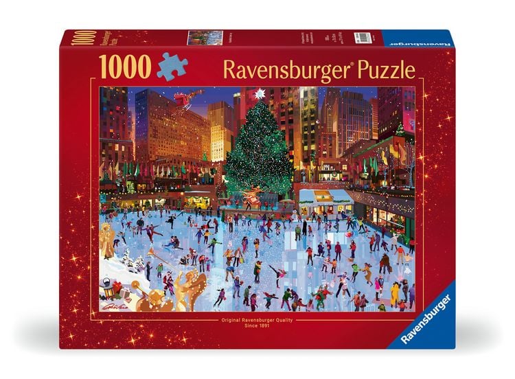 Produktbild: Weihnachtspuzzle 1000 Teile - Weihnachtszauber am Rockefeller Center