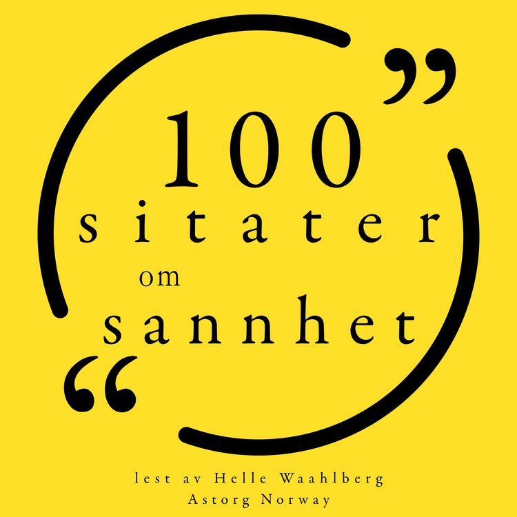 Produktbild: 100 sitater om sannhet