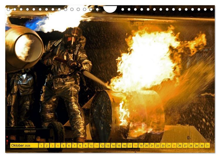 Produktbild: Die Feuerwehr. U.S. Firefighter im Einsatz (Wandkalender 2026 DIN A4 quer), CALVENDO Monatskalender