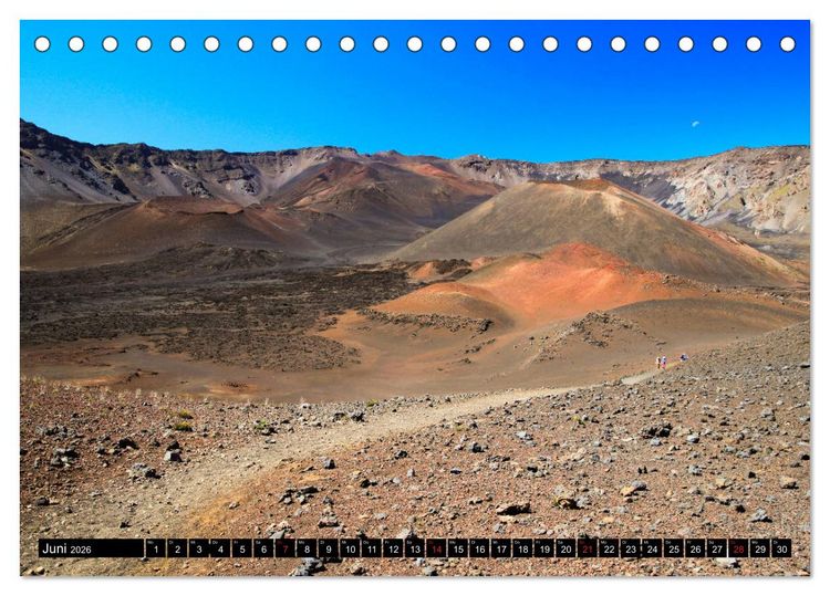 Produktbild: Wandern auf Hawaii - Berge im Pazifik (Tischkalender 2026 DIN A5 quer), CALVENDO Monatskalender