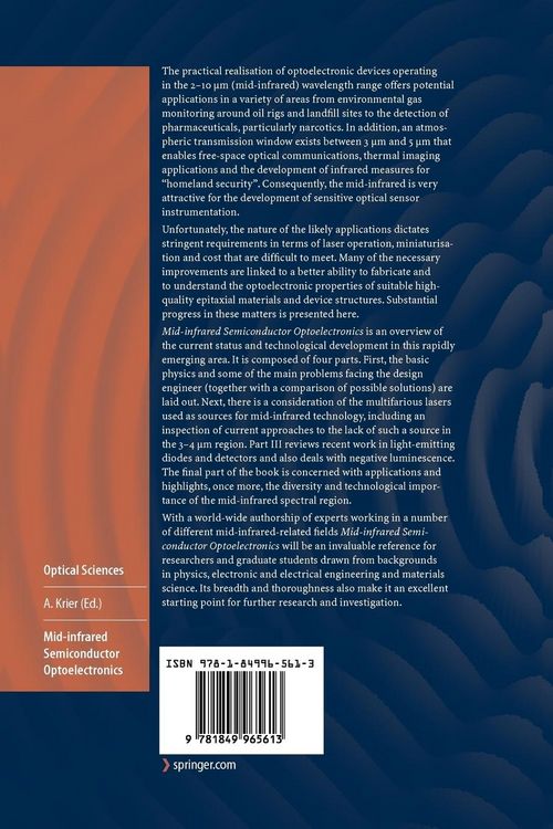 Produktbild: Mid-infrared Semiconductor Optoelectronics