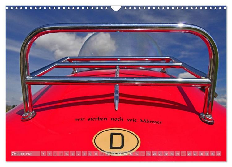 Produktbild: Messerschmitt KR 200 Kabinenroller (Wandkalender 2026 DIN A3 quer), CALVENDO Monatskalender
