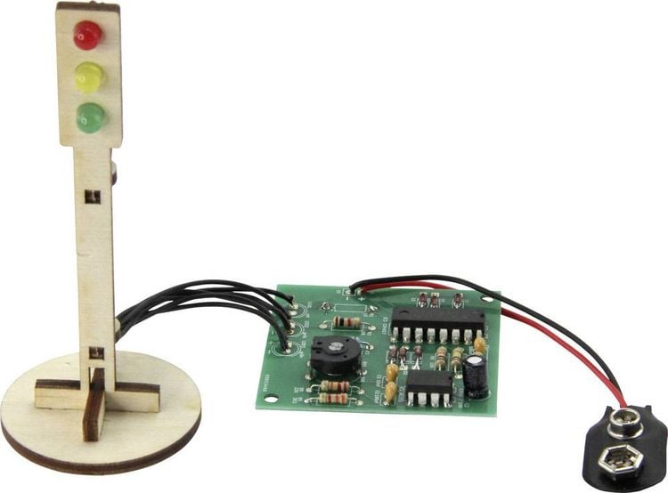 Produktbild: Sol Expert Elektronische Ampel, L&ouml;tbausatz 73880 Bausatz ab 14 Jahre