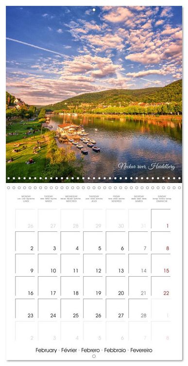 Produktbild: The colorful city of Heidelberg (Wall Calendar 2026 12 &times; 12 Inch) CALVENDO 12 Month Wall Calendar