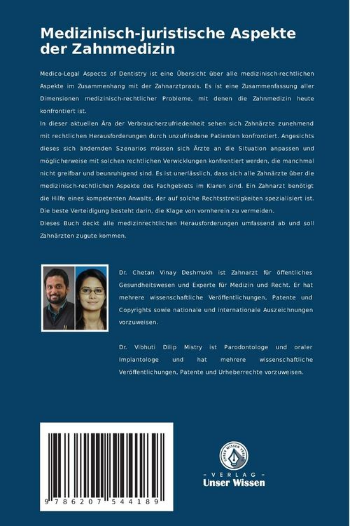 Produktbild: Medizinisch-juristische Aspekte der Zahnmedizin