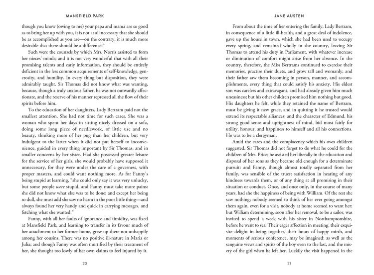 Produktbild: Mansfield Park