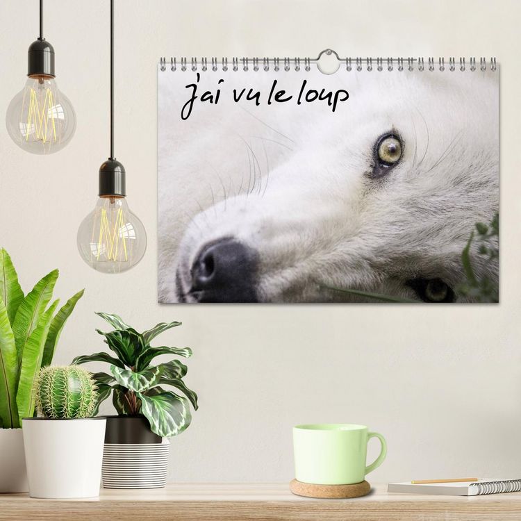 Produktbild: J'ai vu le loup (Calendrier mural 2026 DIN A4 vertical), CALVENDO calendrier mensuel