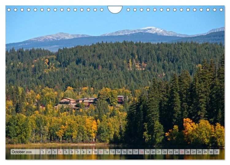 Produktbild: Indian Summer in the Canadian Rockies (Wall Calendar 2026 DIN A4 landscape), CALVENDO 12 Month Wall Calendar
