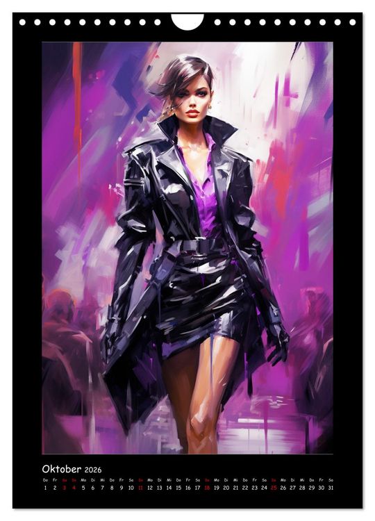 Produktbild: Cat Walk. Paintings (Wandkalender 2026 DIN A4 hoch), CALVENDO Monatskalender