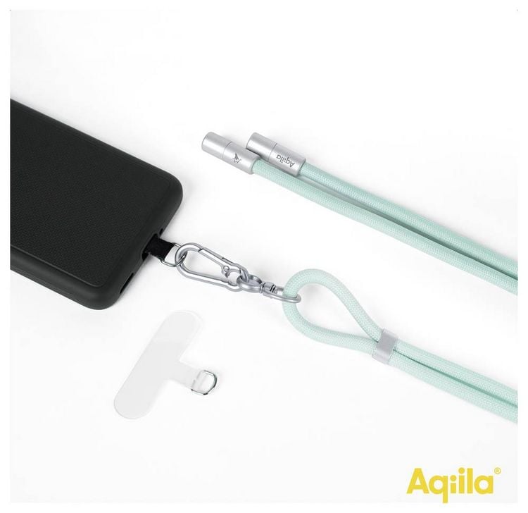 Produktbild: Aqiila USB-C&reg; Kabel USB 2.0 Apple Lightning Stecker, USB-C&reg; 1.5 m Gr&uuml;n Handykette AQLYCBPBICL3GR138