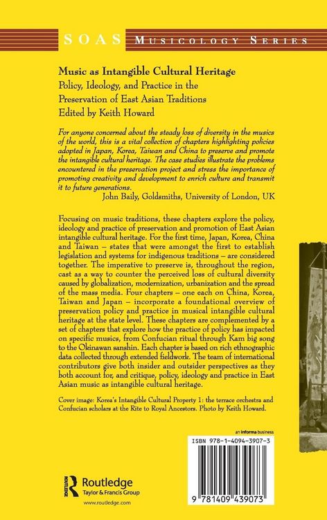 Produktbild: Music as Intangible Cultural Heritage