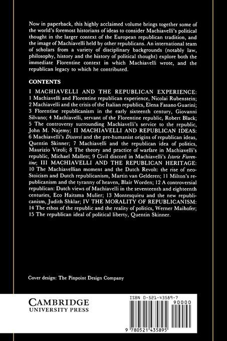Produktbild: Machiavelli and Republicanism